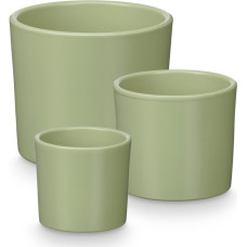 Ibergarden Doniczki ceramiczne, 3 sztuki, Ø 14, 17, 22 cm