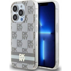 Dkny DKNY DKHMP13XHCPTSE iPhone 13 Pro Max 6.7" beżowy/beige hardcase IML Checkered Mono Pattern & Printed Stripes MagSafe
