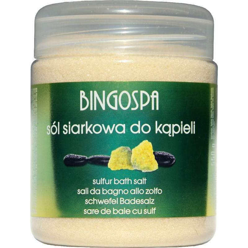 Bingospa Sól do kąpieli siarkowa 550g