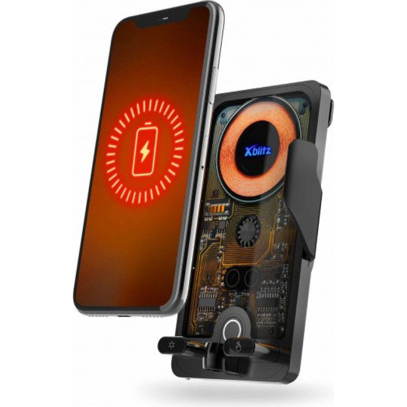 Xblitz Uchwyt samochodowy Xblitz FX7 Exclusive, automatyczny, z funkcją bezprzewodowego ładowania