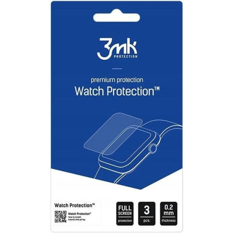 3MK Szkło hybrydowe 3MK FlexibleGlass Watch do Samsung Galaxy Watch 8 40mm
