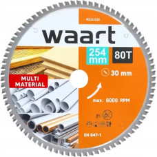 Waart PIŁA TARCZOWA WIDIOWA 254 x 30 x 80Z MULTIMATERIAL.