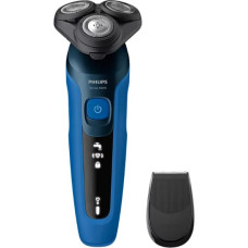 Philips SHAVER Series 5000 S5466/17 vīriešu skuveklis Rotācijas skuveklis Trimmeris Melns, Zils
