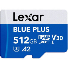 Lexar Karta pamięci microSD 512GB C10 A2 U3 V30 170MB/s Blue Plus