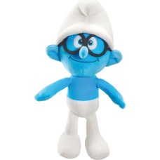 Schmidt Spiele The Smurfs: Brainy Smurf Plush Figure, Cuddly Toy