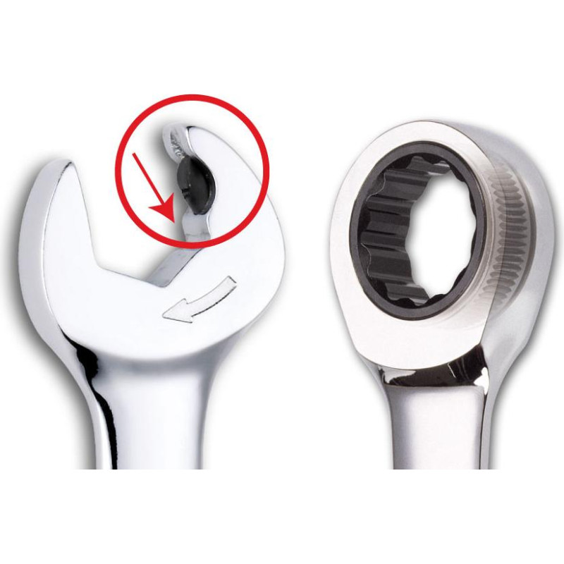 Sata KLUCZ PŁASKO-OCZKOWY  16mm Z PODWÓJNĄ GRZECHOTKĄ