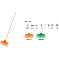 Prosperplast GRABIE DO LIŚCI PLASTIK FOCUS ZIELONE