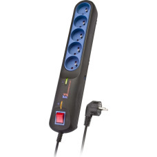 Lestar Power strip Lestar LFT 2005 overvoltage 5 sockets 2.5 m black