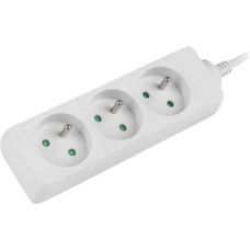 Lanberg 1.5m, white, 3 sockets, cable made of full copper -PS0-03E-0150-W