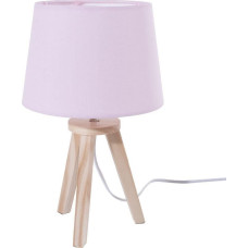 Atmosphera Lampa stołowa Atmosphera Lampka nocna z różowym abażurem 31 cm