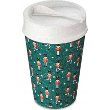 Koziol Kubek na kawę na wynos ISO TO GO, 400 ml, wzór geometryczny, KOZIOL