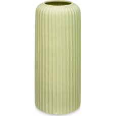 Giftdecor Gift Decor Wazon ceramiczny w paski, zielony, wys. 40 cm