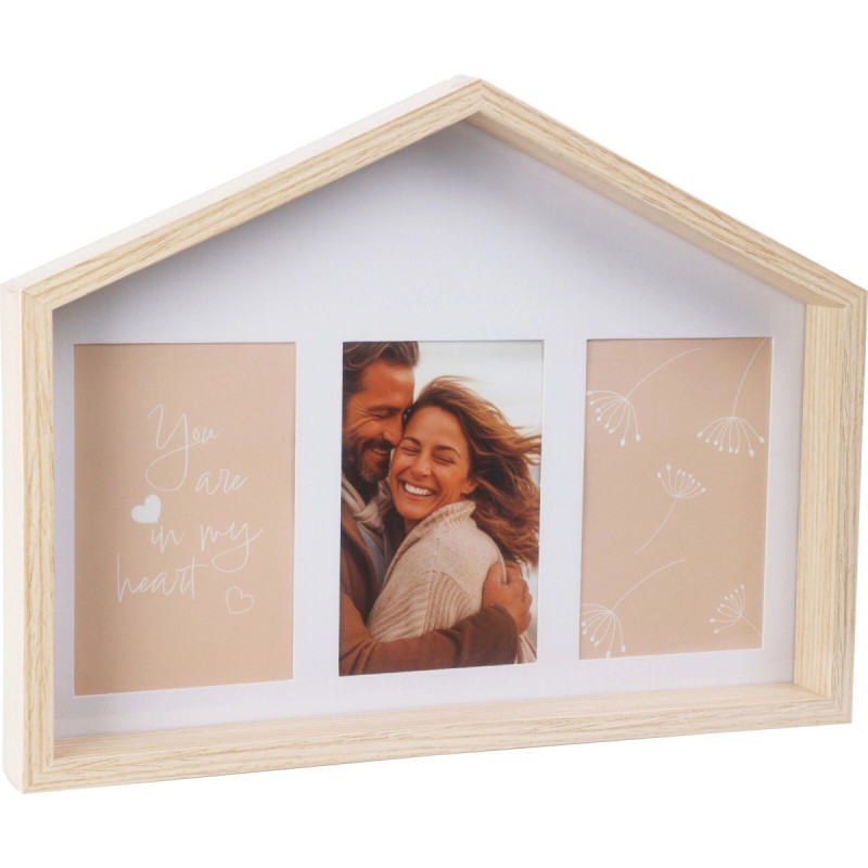 Home Styling Collection Ramka na zdjęcia w kształcie domku, 37 x 40 x 27 cm