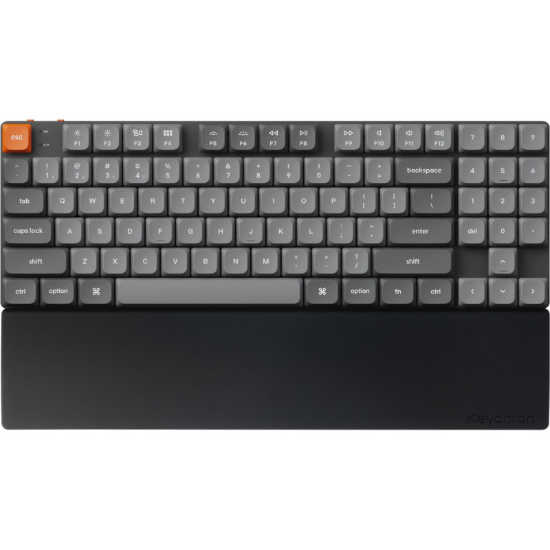 Keychron Silicone Palm Rest for K1 SE/K1 Pro/K13 Pro, wrist rest black