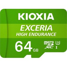 Kioxia Tab Kioxia Exceria High Endurance MicroSDXC 64 GB Class 10 UHS-I/U3 A1 V30 (LMHE1G064GG2)