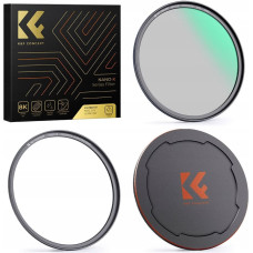 K&F Concept Zestaw 3w1 Filtr Polaryzacyjny Cpl Pierścień Magnetyczny Dekielek K&f 58 Mm / Sku.1703