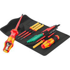 Wera Kraftform Kompakt Turbo i 1 Tool Finder, 16-piece, socket wrench red/yellow, 16-piece