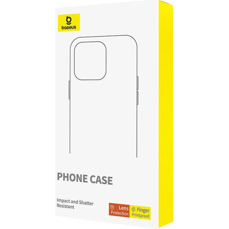 Baseus Phone Case Baseus SkyRing Magnetic with Stand for iP 14 Pro Max + tempered-glass and cleaning kit (black)