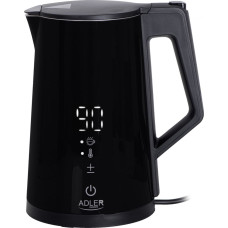 Adler | Kettle | AD 1345b | Electric | 2200 W | 1.7 L | Stainless steel | 360° rotational base | Black