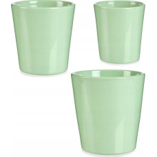 Ibergarden Zestaw doniczek ceramicznych CONICAL, pastelowe kolory, 3 sztuki
