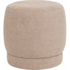 Atmosphera Pufa tapicerowana okrągła AMEA bouclé, Ø 39 cm