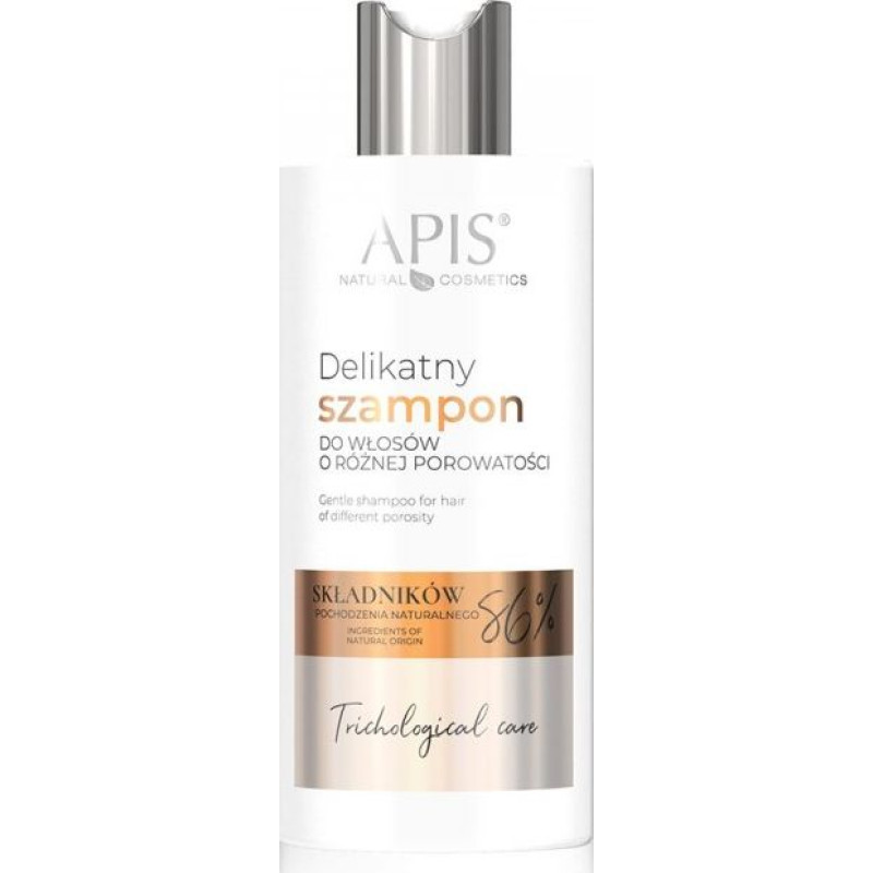 Apis Trichological Care delicate hair shampoo with varying porosity 300ml