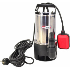 Awtools AW INOX SUBMERSIBLE DIRTY WATER PUMP w/ FLOAT SWITCH 1100W