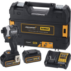 Dewalt Cordless Impact Wrench DCF85MM2T, 18 Volt, 1/4", in McLaren Design grey/black, 2x Li-Ion XR batteries 4 Ah, in T STAK Box