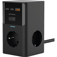 Proove Listwa Przeciwprzepięciowa Zasilająca Przedłużacz Cube 3x Ac 2x Usb-c Usb / Pspc36801201 / Power Cube