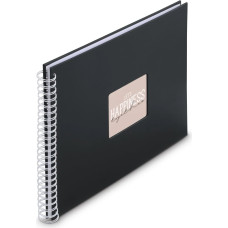 Hama Fine Art foto albums & papīra aizsardzības pārklājums Melns 300 lapas 10 x 15 cm Spirāles iesējums