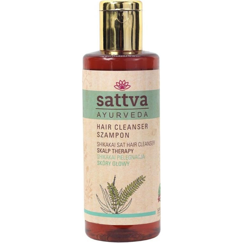 Sattva SATTVA_Ayurveda Hair Cleanser Shampoo hair shampoo protecting against moisture loss Shikakai 210ml