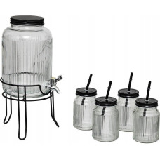 Secret De Gourmet Dozownik do napojów 4 l + 4 szklanki 450 ml