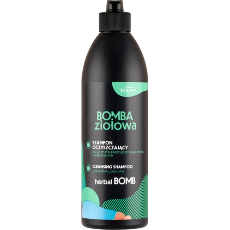 Joanna Bomba Ziołowa Szampon Oczyszczający do Włosów Przetłuszczających Się i Normalnych 500ml