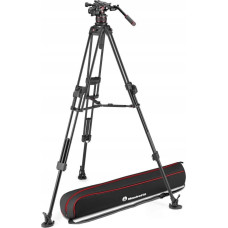 Manfrotto Zestaw 645 Alu Fast Twin + głowica 612 środ rozp
