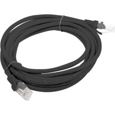 Lanberg Patchcord, Cat6, unscreened, 5m, black (PVC6-10CC-0500-BK)