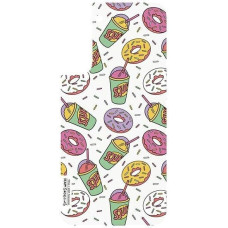 Samsung Panel Samsung GP-TOU021HOOPW do etuiFrame Cover do Galaxy S22+ Simpsons Donut biały/white