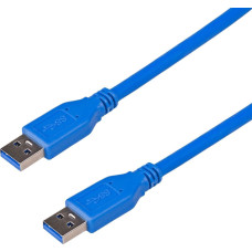 Akyga USB cable Akyga USB-A - USB-A 1.8 m Blue (AK-USB-14)