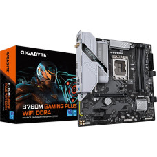 Gigabyte B760M GAMING PLUS WIFI DDR4 black/silver - Socket 1700
