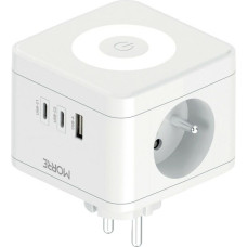 Tiross MORRE ROZGAŁĘZIACZ KOSTKOWY 2G,USB,2xUSB-C +LAMPKA