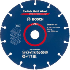 Bosch Professional EXPERT Carbide MultiWheel cutting disc, O 180mm bore 22.23mm, straight