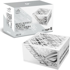 Asus ROG-STRIX-1000P-GAMING-WHITE, PC power supply white, 1x 12-pin High Power GPU, 4x PCIe, cable management, 1000 Watt