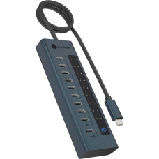 Icy Box IB-HUB1450-C31 10000 Mbit/s Antracīts