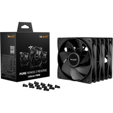 Be Quiet! Pure Wings 3 120mm PWM Reverse 3-Pack, case fan black, 3-pack, 120 mm