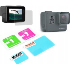 Xrec Zestaw 2w1 Osłona Na Obiektyw + Ekran Lcd Do Gopro Hero 7 6 5 Black