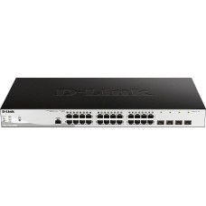 D-Link DGS-1210-28P/ME/E tīkla pārslēgs Vadīts L2/L3 Gigabit Ethernet (10/100/1000) Power over Ethernet (PoE) 1U
