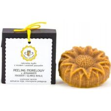 Alkotest MIODOWA MYDLARNIA_ Mydło z woskiem pszczelim Peeling Morelowy 85g