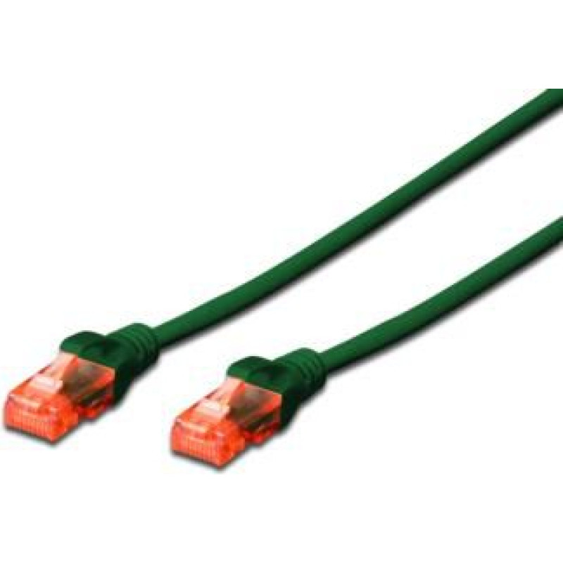 Digitus Patchcord RJ45 U/UTP CAT6 10m Zielony (DK-1612-100/G)