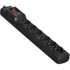Activejet Listwa zasilająca Activejet Combo przeciwprzepięciowa 6 gniazd 1.5 m czarna