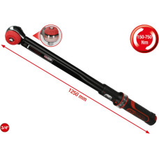Ks Tools Momentatslēga ERGOTORQUEprecision 3/4´´ 3/4", 150-750Nm, KS Tools
