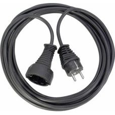 Brennenstuhl Quality extension cable of plastic 2m black H05VV-F 3G1,5, Brennenstuhl